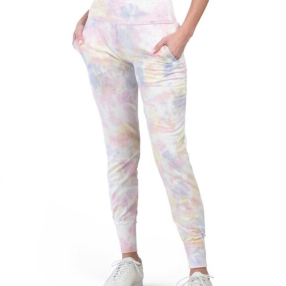 NWT Young Fabulous & Broke pastel tie dye jogger high waist sweatpants, S - Picture 1 of 6